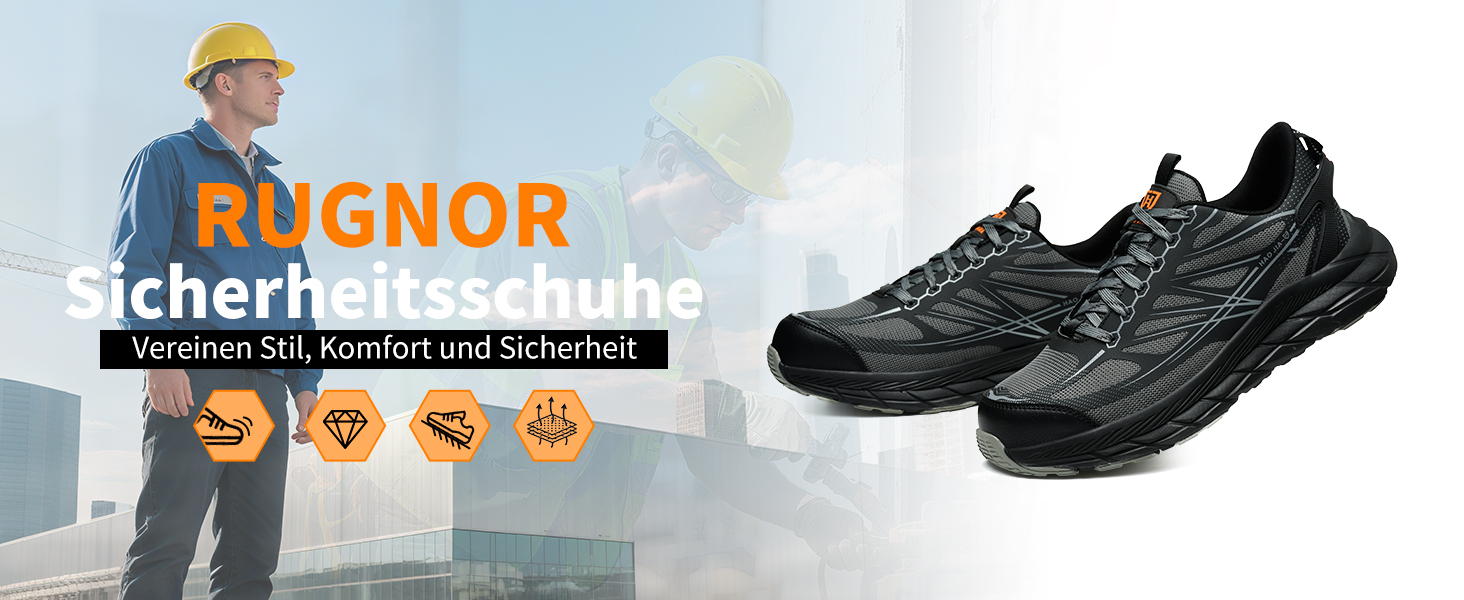 Черевики робочі чоловічі/жіночі, захисні черевики зі сталевим підноском, легкі, дихаючі, розмір EU 37-46, сірий, 44 EU