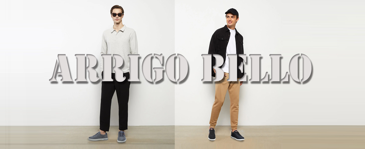 ARRIGO BELLO Кросівки для чоловіків: шкіряні, спортивні, класичні, сірі (41-46)