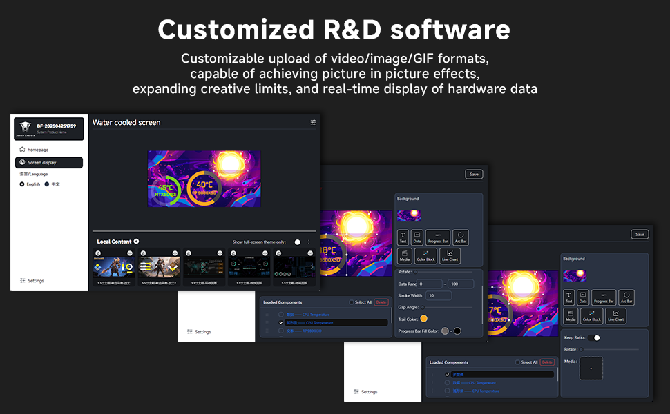 ProFlow AIO 240BK: Система водяного охолодження з LCD-дисплеєм для AM4/AM5/LGA1851/1700