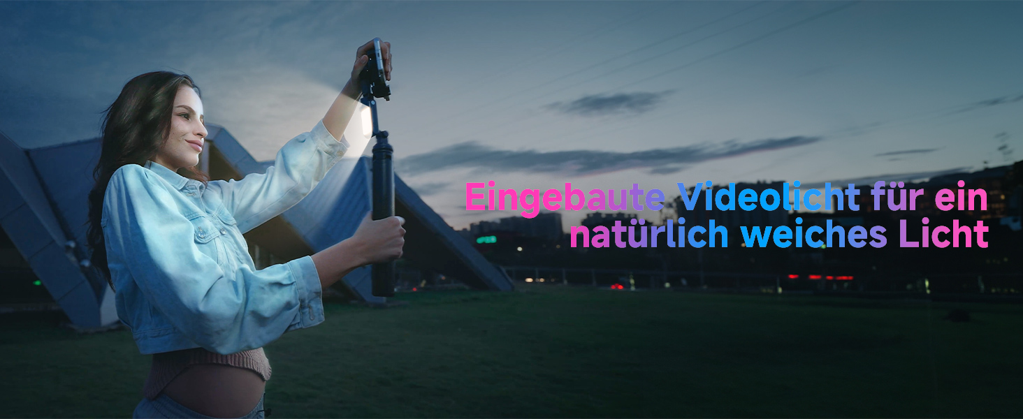 Штатив для смартфона Rollei з автоматичним відстеженням обличчя та стабілізацією відео 360° | Gimbal для TikTok Live Streaming