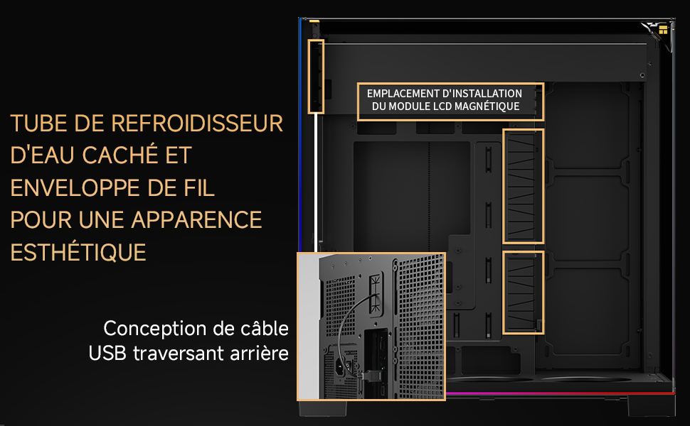 Ігровий корпус Thermalright TR A70 Vision ATX з LCD-дисплеєм 9.16'', панорамною підсвіткою та підтримкою 8 вентиляторів