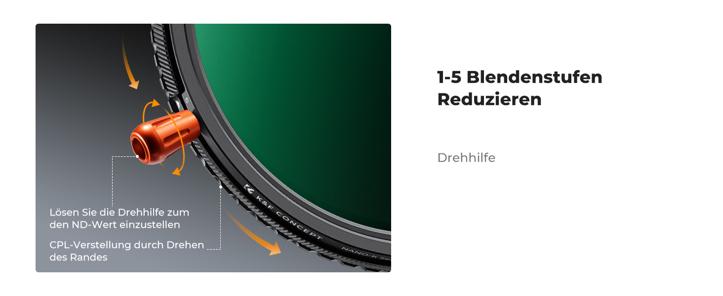 Фільтр K&F Concept 82mm 3-в-1: ND2-32, CPL, Black Mist (1/4) з багатошаровим покриттям Nano Xcel для відео та портретів