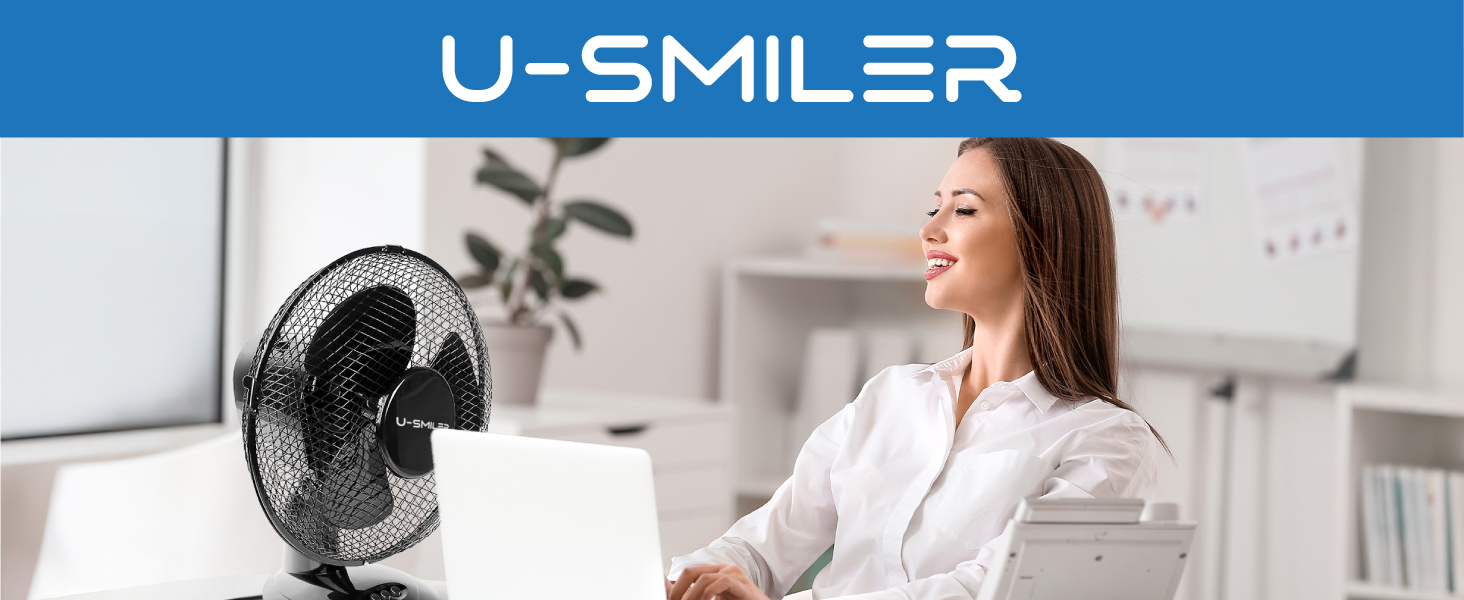 Настільний вентилятор тихий 20W, діаметр 28 см, з осциляцією, 2 швидкості, регульована висота, для спальні/офісу, підлоговий, альтернатива кондиціонеру