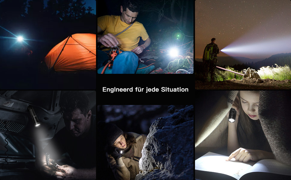 Ліхтар тактичний Wurkkos TS22 LED XHP70.3, 4800 люмен, водонепроникний IPX68, 6 режимів, CRI90, 5000K (зелений)