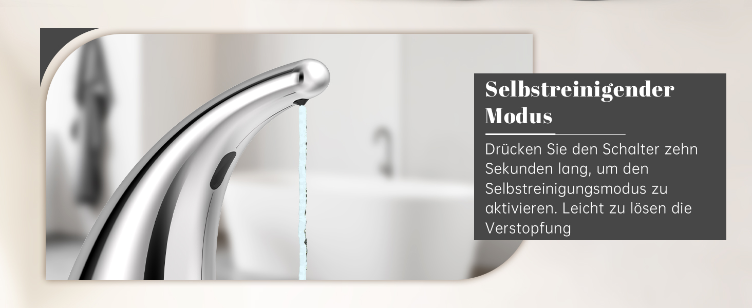 Greatmay Automatic Soap Dispenser - Touchless, Battery Operated, 300ml, IPX6 Waterproof - for Bathroom, Kitchen