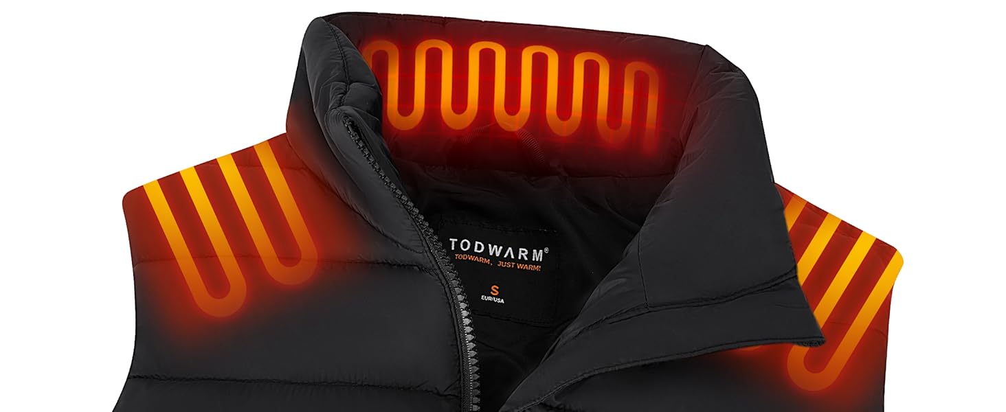 Обогреваемый жилет для мужчин с Powerbank, 15 зон обігріву, легкий, дихаючий, теплий жилет для кемпінгу, полювання, чорний