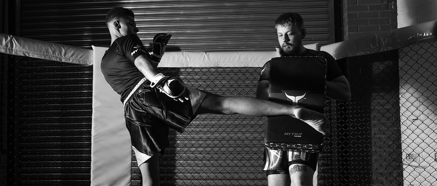 Mytra Fusion Headgear Boxing Headguard with Adjustable Strap - MMA, Muay Thai, Sparring, Karate - XL Black