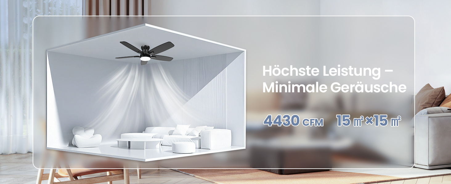 Стелянка-вентилятор 106 см з підсвічуванням, двосторонні лопаті, тихий, з пультом, LED лампа для спальні/вітальні, DC мотор, колір темне дерево