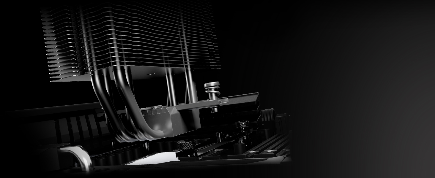 be quiet! Pure Rock 3 Black - повітряний кулер для ПК з високою продуктивністю, 4 теплові трубки HDT, вентилятор Pure Wings 3 120mm PWM, встановлена монтажна планка