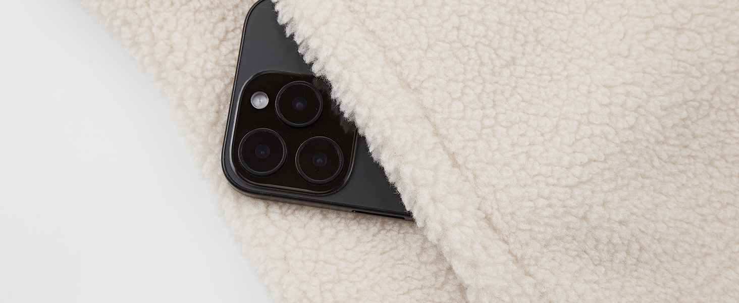 Жіноча флісова електрична жилетка Gokozy з 11 зонами обігріву та акумулятором 7.4V, Sherpa, тепла та затишна жилетка для осені та зими, колір Off-White