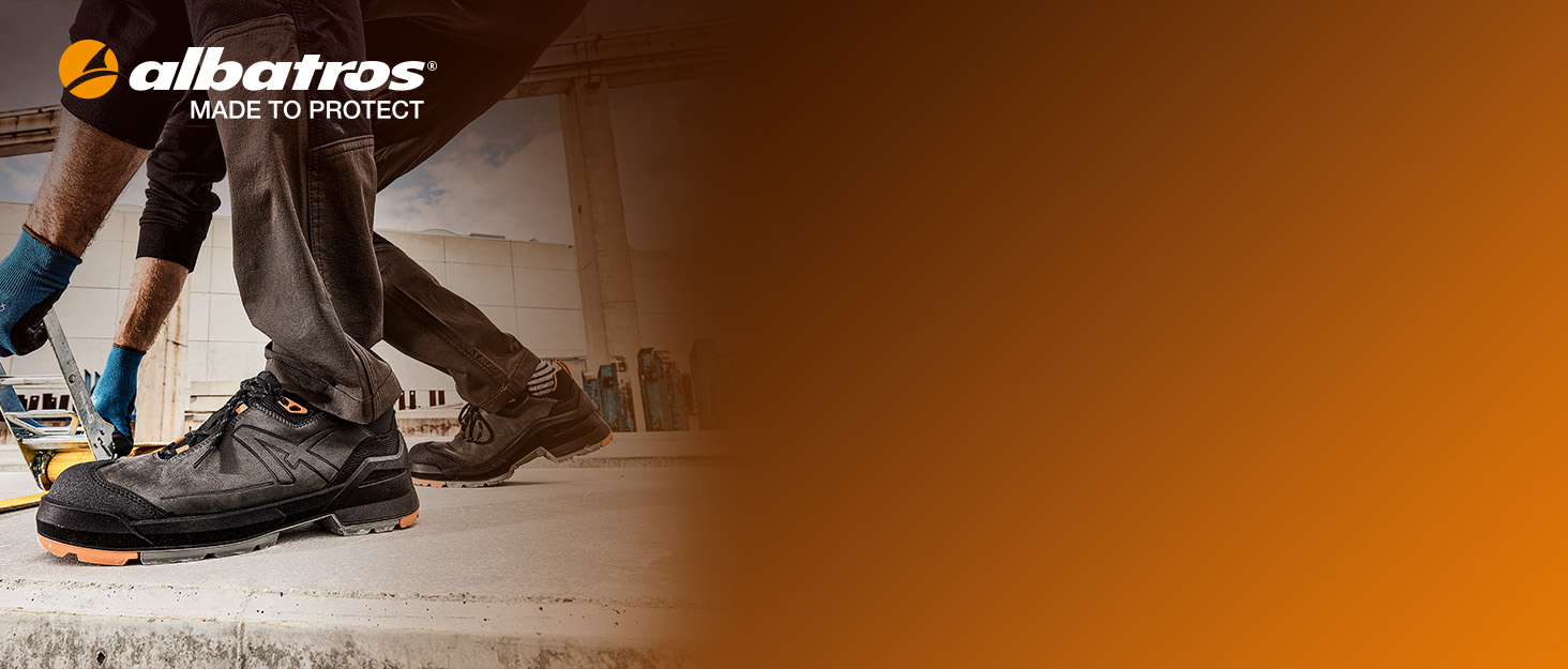 Черевики робочі Albatros Lift Impulse S1P ESD з фібергласовою захисною капами, антипроколюючі, антиковзкі, термостійкі, чоловічі, 43 EU, блакитні