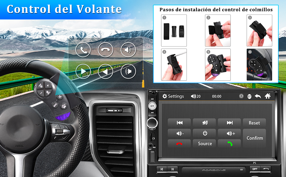 Автомагнітола CAMECHO 2 DIN 7