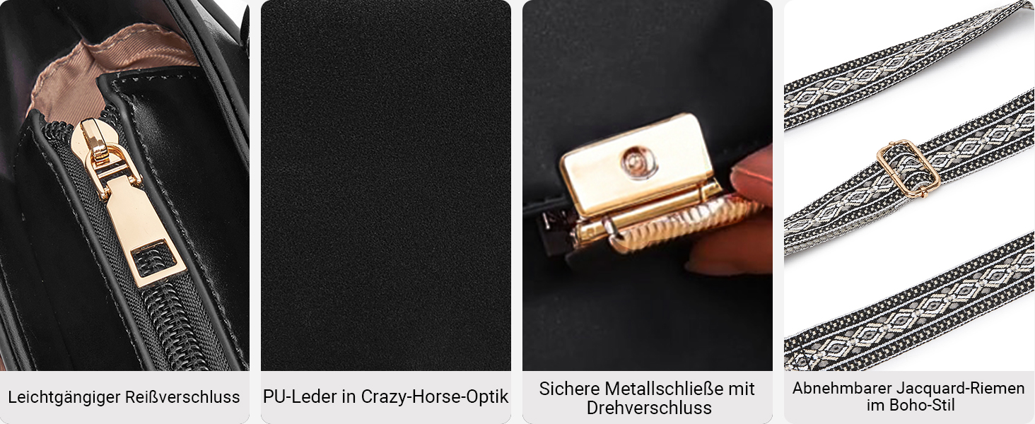 Сумка жіноча Miss Lulu середнього розміру через плече, екошкіра та замша, вінтажний стиль, чорна (2513)