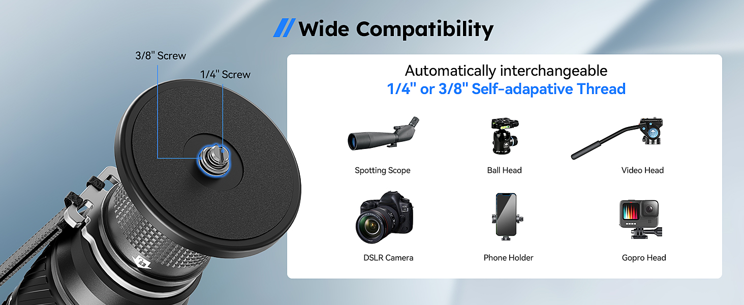 SIRUI Монопод з вуглецевого волокна з системою швидкого кріплення | 165см, професійний, 3-в-1, вантажопідйомність 10кг, для DSLR та відео (SVM-145P)