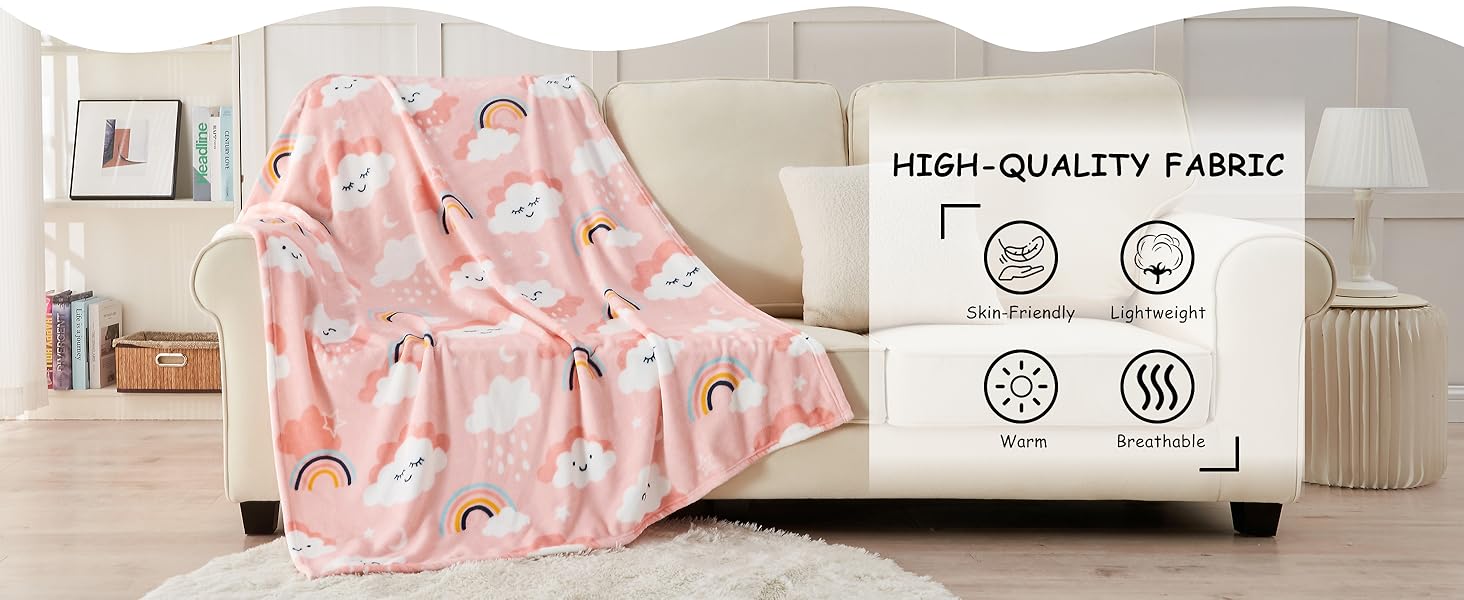 Плед-ковдра з принтом геймпада, що світиться в темряві, для дітей та дорослих, 127x150 см, сірий (фіолетові хмари)