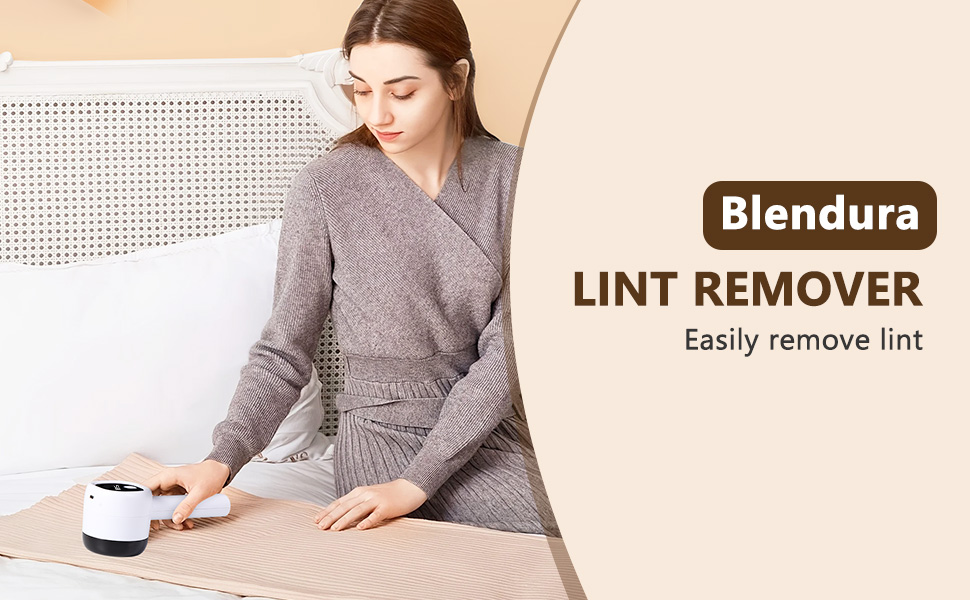 Електричний видалення ворсу Blendura - бездротовий триммер для одягу з 6 лезами, 3 рівня та LED-дисплеєм