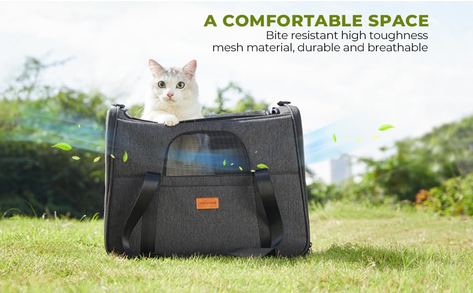 Morpilot Переноска для котів та собак, туристична, дихаюча, з підстаканником, для подорожей