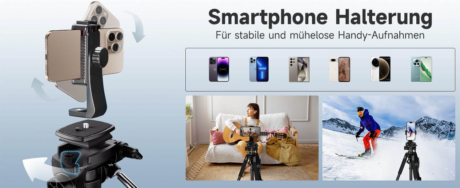 Штатив Rollei Compact Traveler Star S4, 188 см, легкий, з кульковою головкою для DSLR та смартфонів