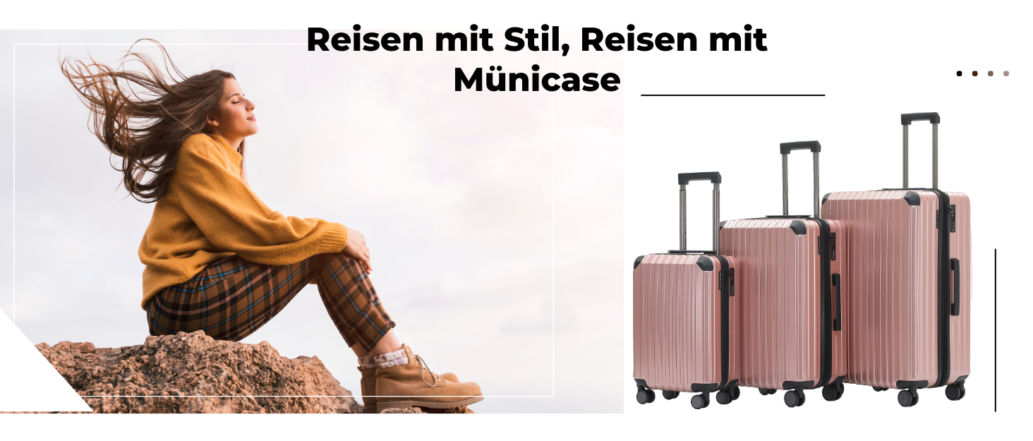 Чорний великий валіза на 4 колесах з TSA-замком, телескопічним ручками та жорстким корпусом, 76 см