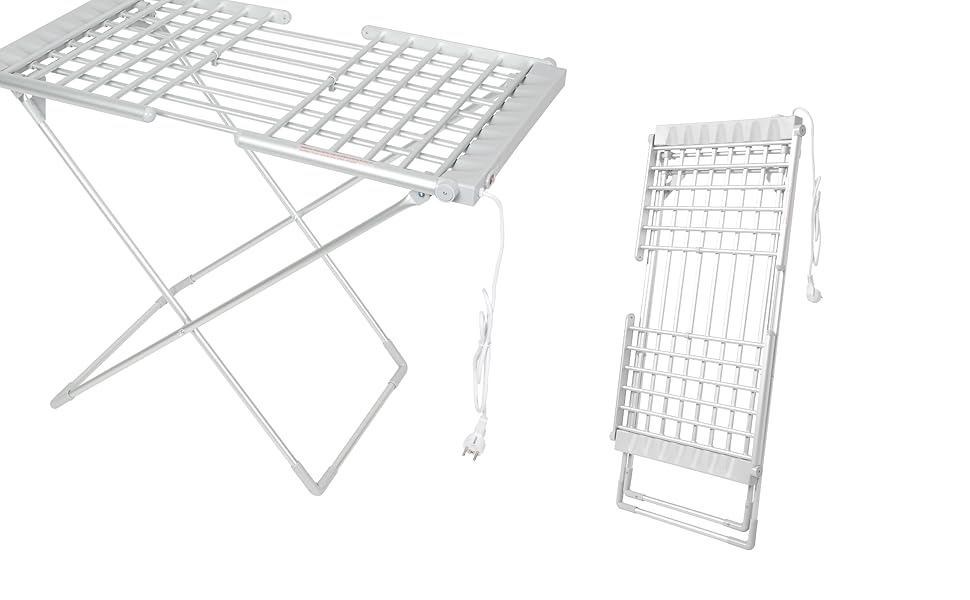 Електрична сушилка для білизни Zilan з підігрівом XXL, сушилка для одягу, стійка для сушіння, сушилка для білизни