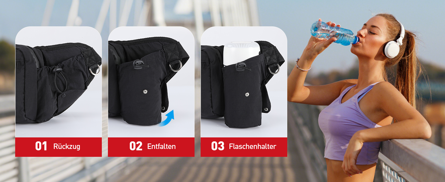 Сумка для ласощів та корму для собак AGPTEK, поясна сумка для прогулянок, подорожей та активного відпочинку