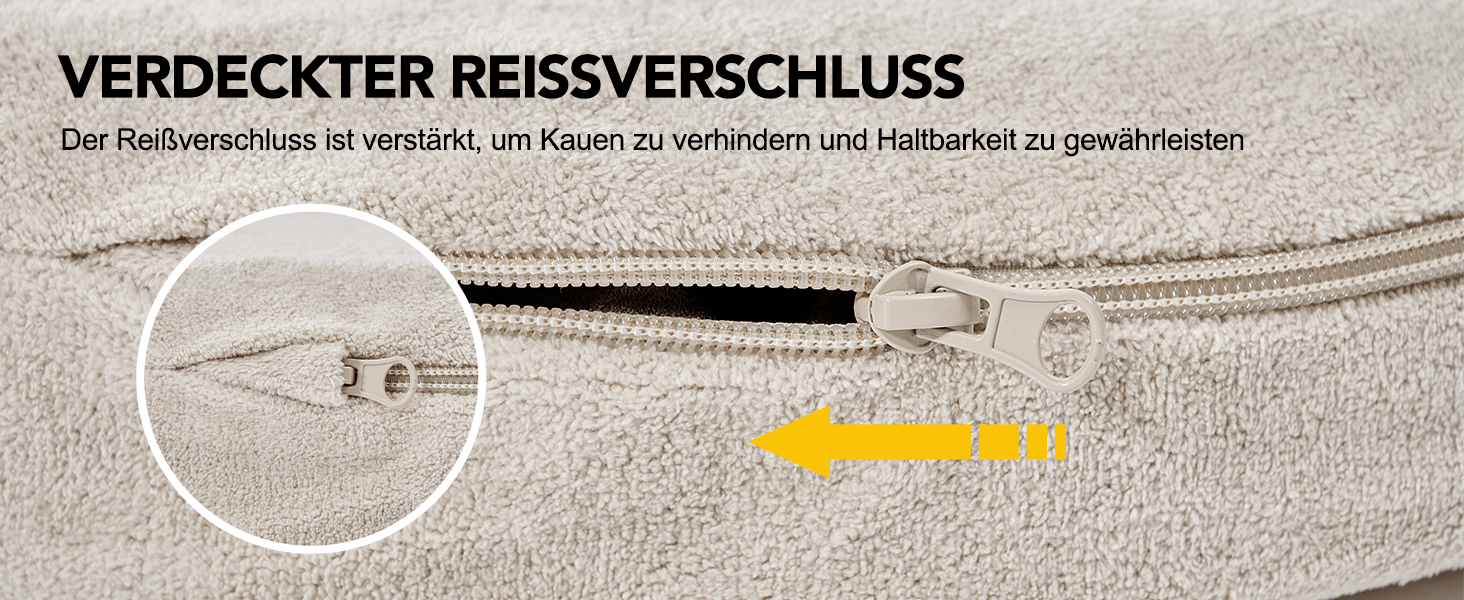 Кругле м'яке ліжко для собак та котів Deconovo, діаметр 61 см, ортопедичне, знімний кошик, Khaki