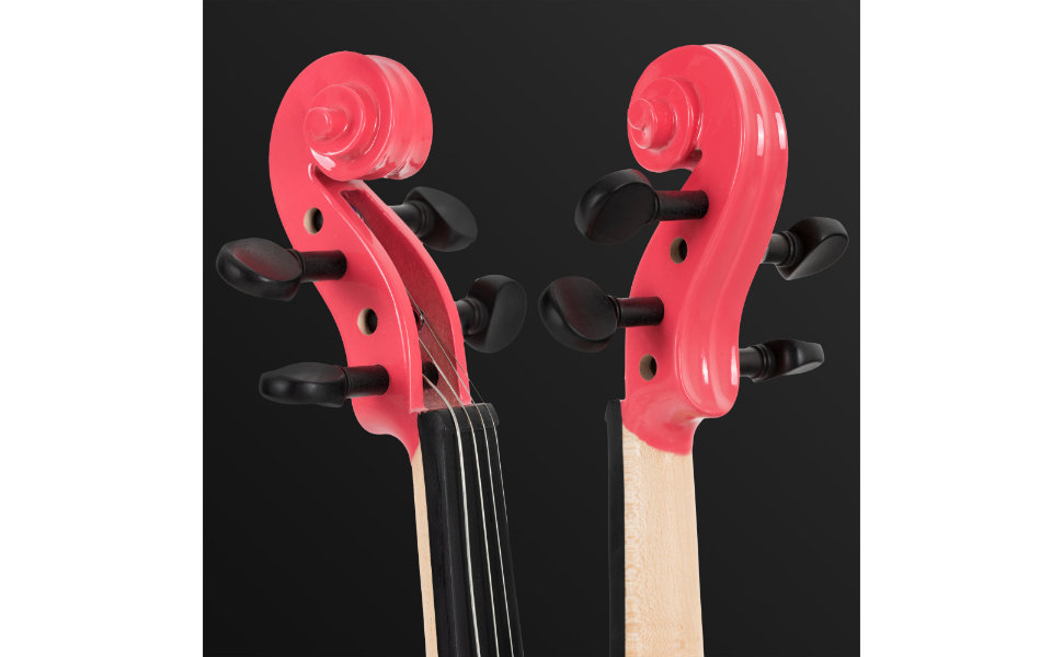 Скрябавка Cantabile VP-100PK 1/2 - Комплект для початківців: скрипка, бовтан, чохол, смола, запасні струни (рожевий)