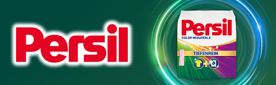 Пральний порошок Persil Color Megaperls для кольорової білизни, технологія глибокого очищення, 5 упаковок по 16 завантажень (80 прань), 20-60 °C