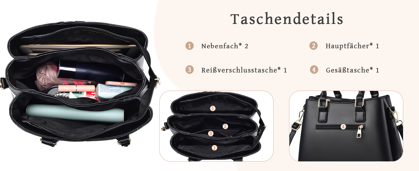 Стильна жіноча сумка-шопер Blau з ручками та ланцюжком, шкірзам, для роботи, подорожей, школи