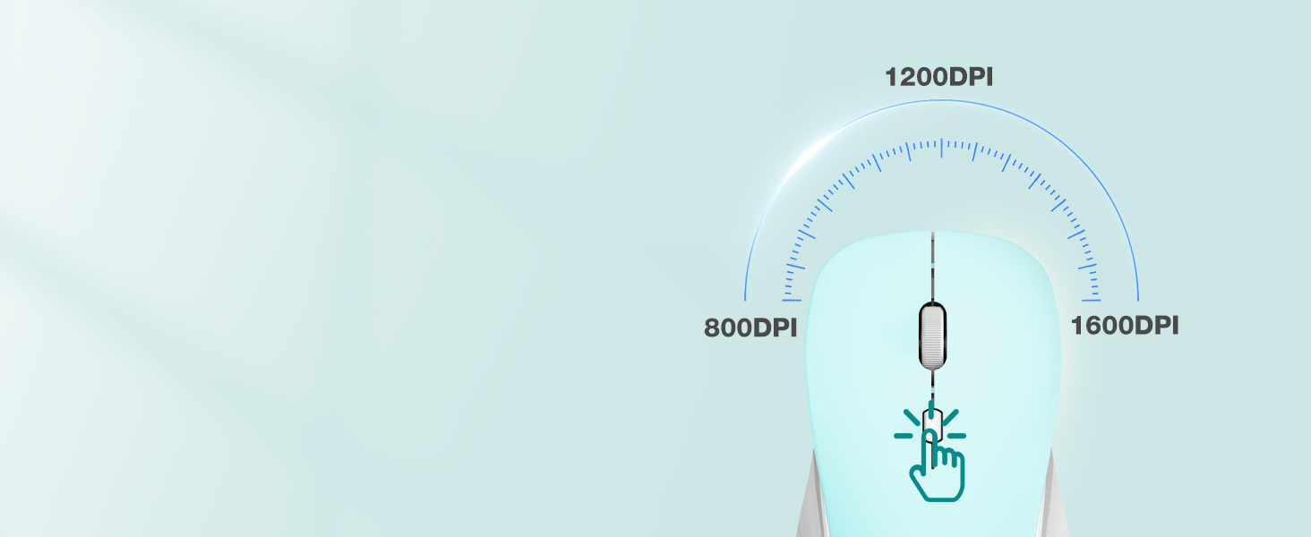 Бездротова клавіатура та миша TECKNET QWERTZ, 2.4 GHz, 15м, тиха, для ПК, ноутбука, Smart TV, білий (зелений)