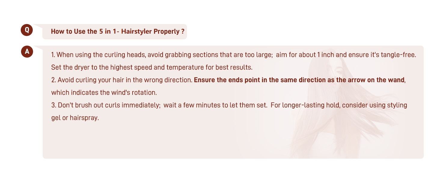 5-в-1 Стайлер для волосся MESCOMB - Air Styler з іонізацією, сушка, завивка, об'єм та випрямлення