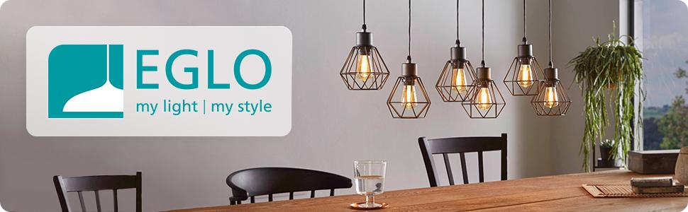 Торшер EGLO Carlton 2: вінтажна настільна лампа з металу та тканини, колір мідний/чорний