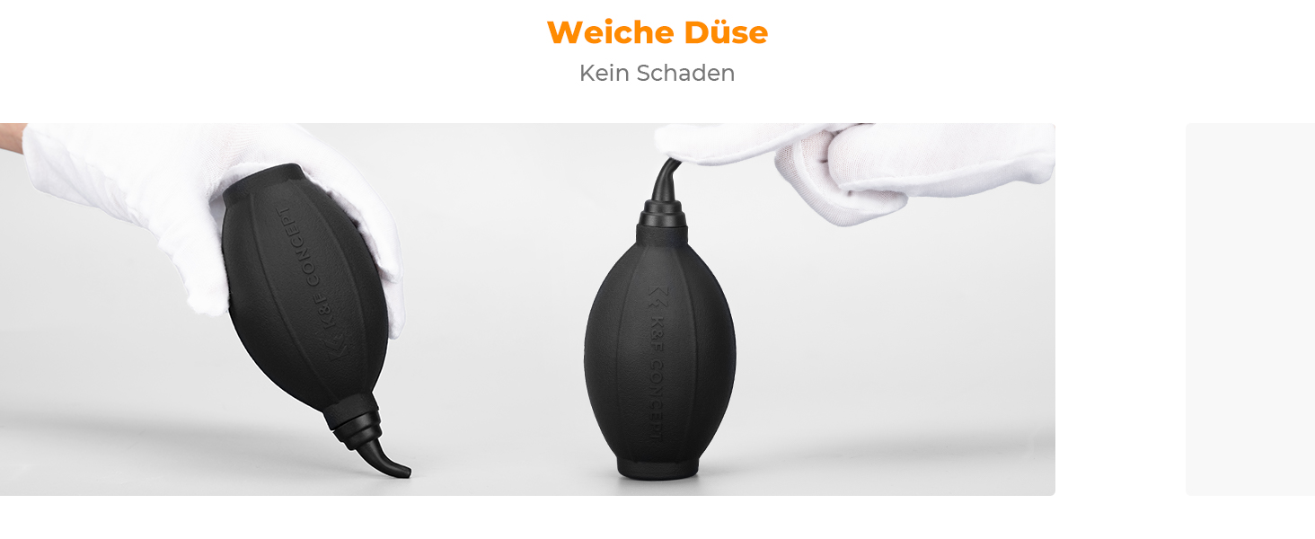 Набір для чищення об'єктивів K&F Concept 3-в-1: для фотоапаратів, об'єктивів, фільтрів, телефонів. Lenspen, щітка, повітряний насос, мікрофібра.