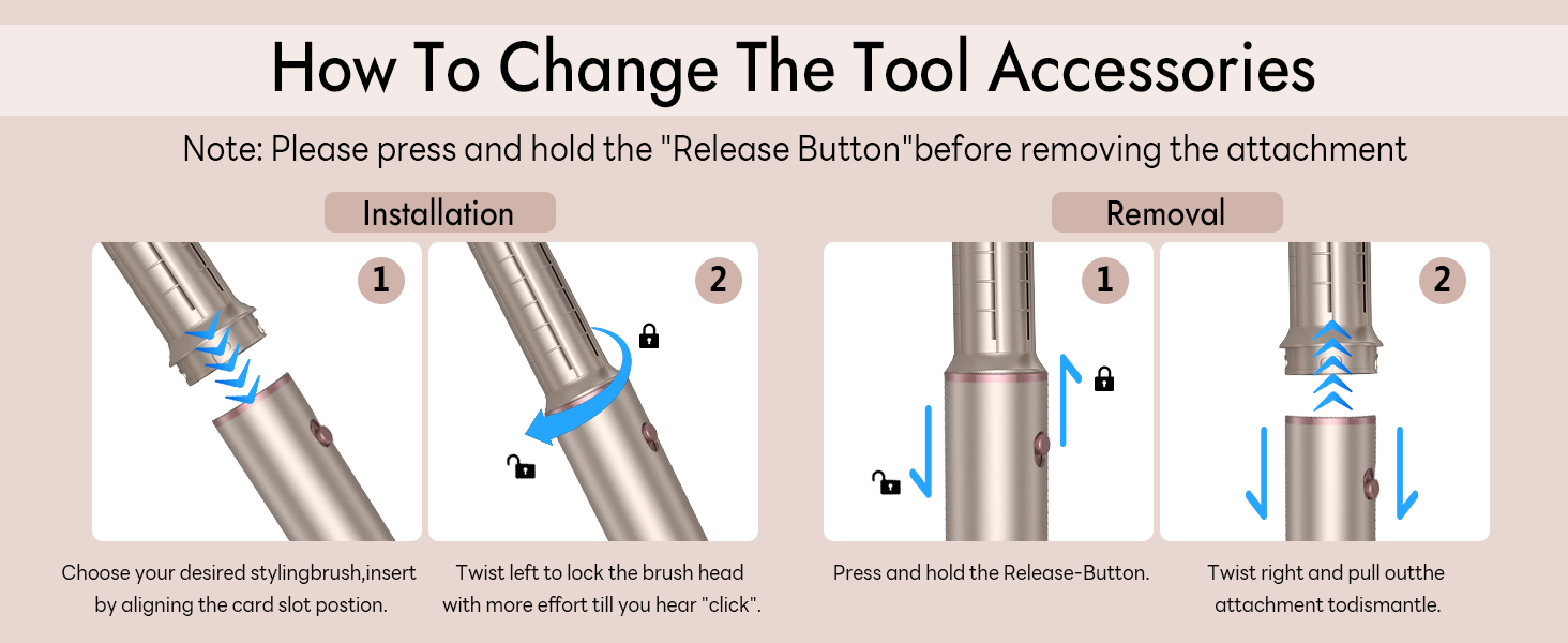 Airstyler 6-в-1 з LCD-дисплеєм: фен-щітка, стайлер для волосся, локони, об'єм, випрямлення, сушка, 110000 обертів/хв