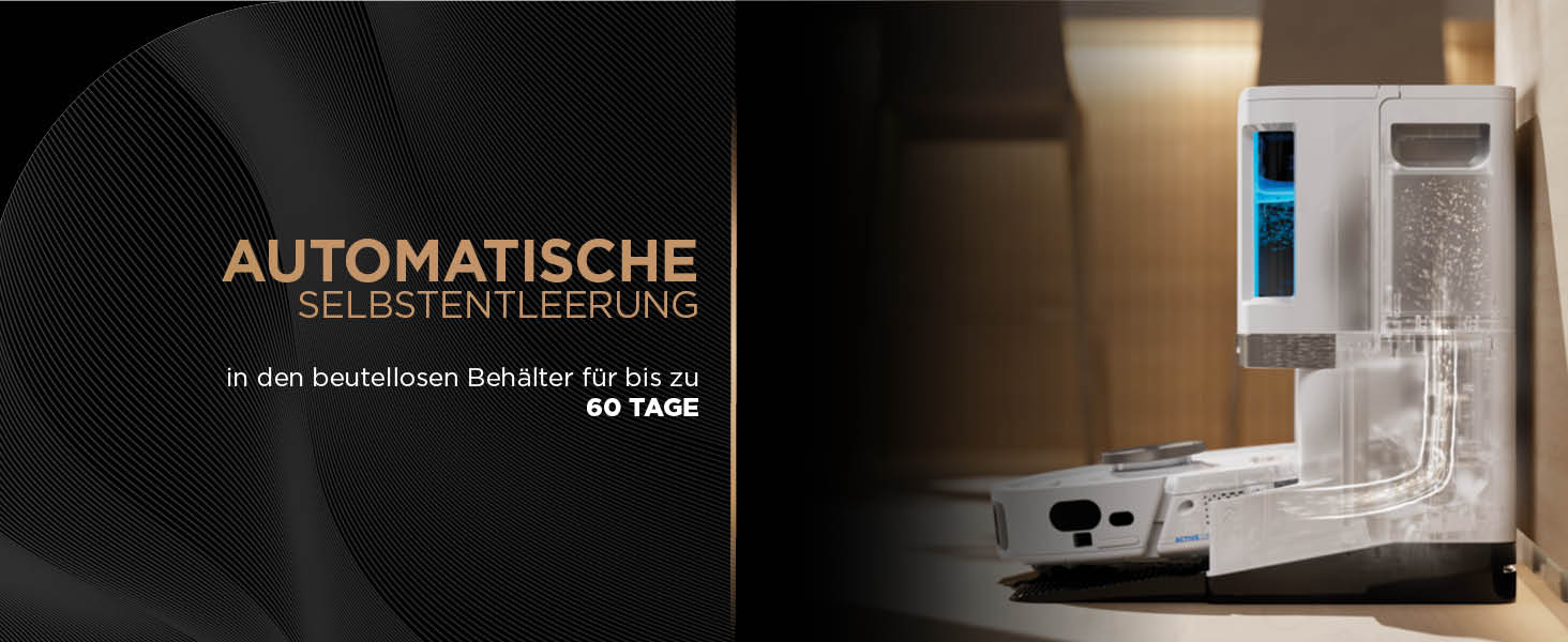 Робот-пилосос та робот-мийник Shark PowerDetect 2-в-1, NeverTouch Pro, самостійне очищення до 60 днів, 3D-LiDAR навігація, NeverStuck, керування через додаток, RV2800ZEEU, 2 щітки, Anti-Micro Pads, 1 капсула