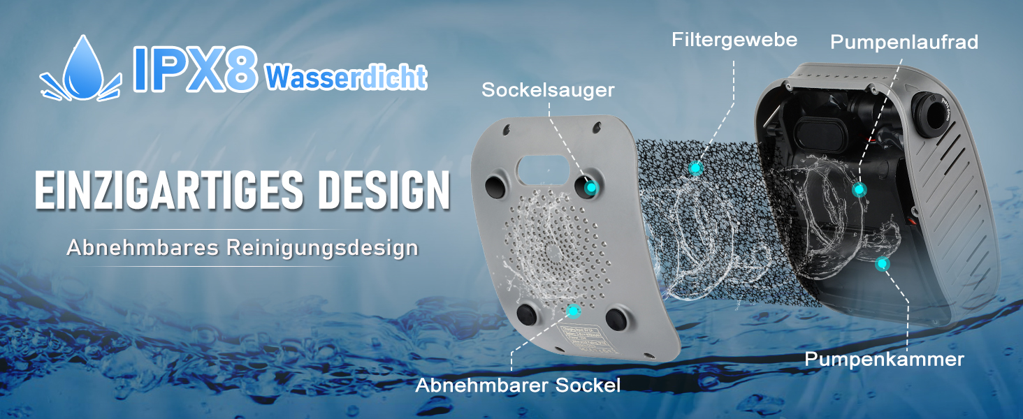 Портативна душ для кемпінгу з насосом та індикатором температури, 8000mAh, сірий. Комплект для відпочинку на природі, автомийки, пляжу, подорожей та догляду за тваринами.