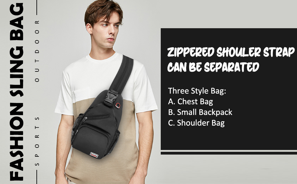 Сумка-слінг через плече, рюкзак для жінок та чоловіків з оксфордської тканини. Сумка через тіло, спортивна сумка, casual, для активного відпочинку, подорожей, покупок (Біла)