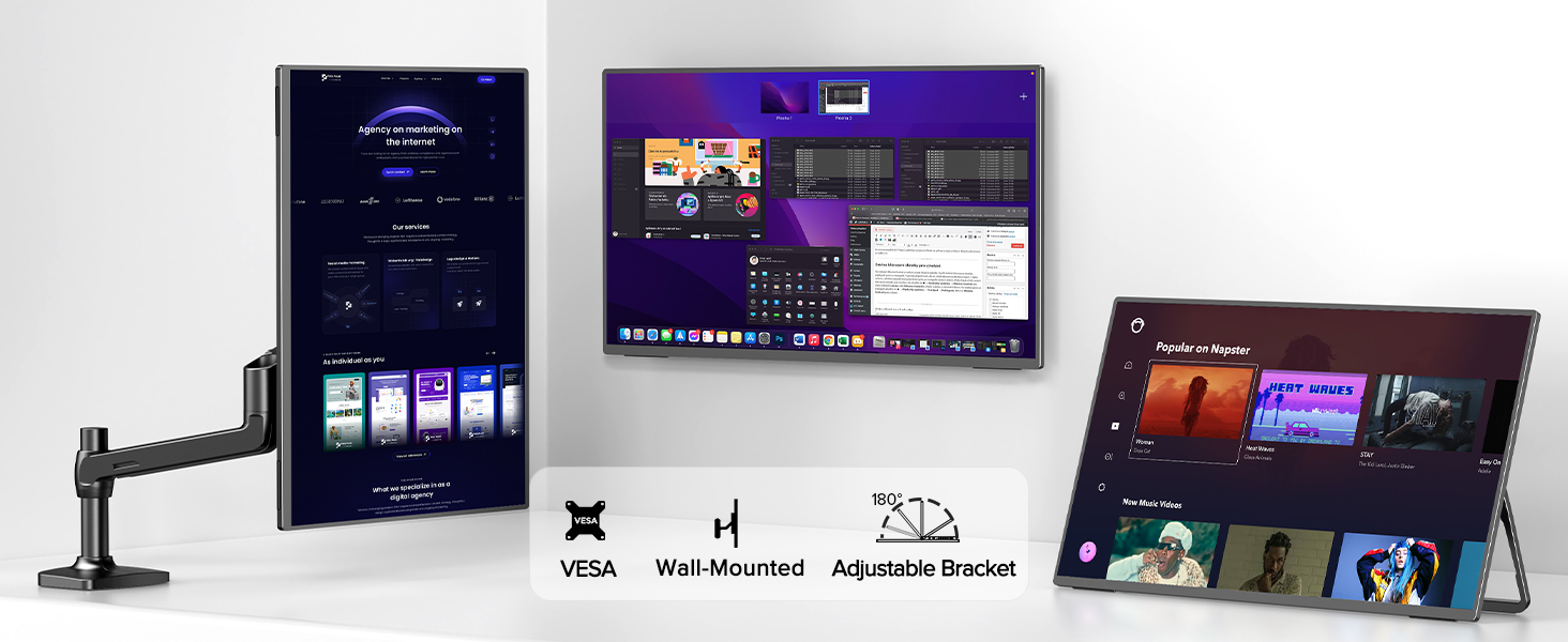 UPERFECT Монітор Портативний 15.6
