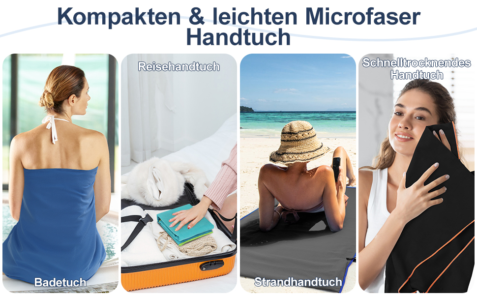 Набір спортивних рушників 2 шт. 120x50 см з кишенею на блискавці, мікрофібра, для тренажерного залу, швидке висихання, чорно-жовтий