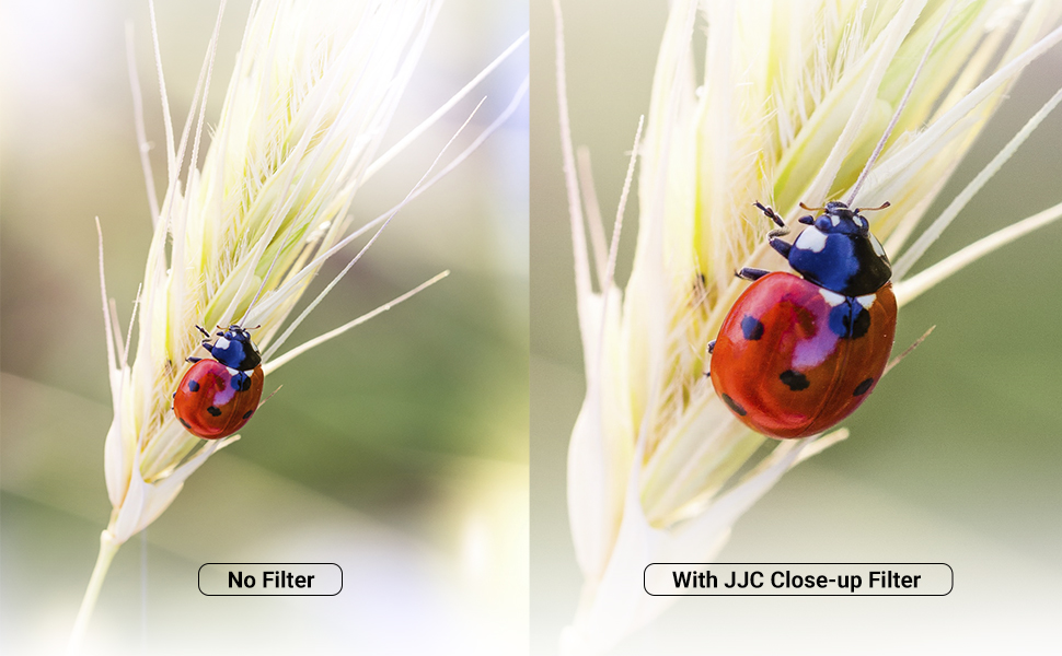 Фільтр JJC 58mm для макрозйомки (набір 4 шт. +2, +4, +8, +10) для Canon, Nikon, Sony, Olympus, Fuji DSLR камер