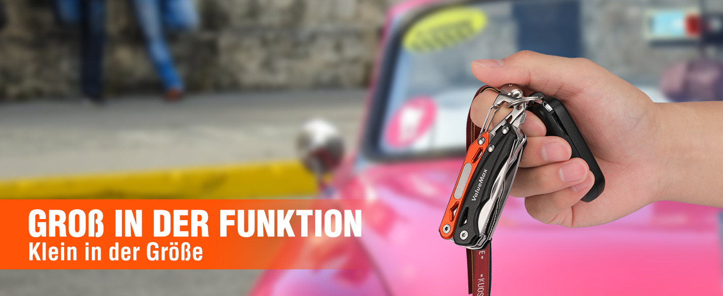 Мультитул ValueMax 9-в-1: мультиінструмент з плоскогубцями та ножем для кемпінгу та ремонту