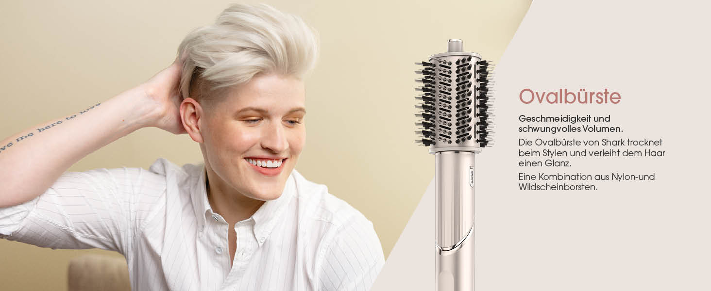 Фен Shark FlexStyle Multi з насадками для укладання, випрямлення та створення локонів, 5 в 1, Stardust. Без пошкодження волосся, для всіх типів.