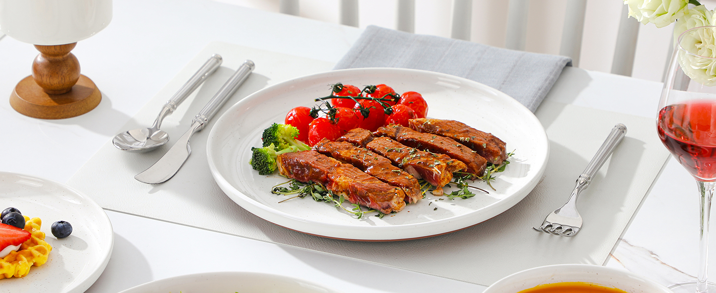 Набір кавових чашок MALACASA TARA Khakiweiß (12 шт., 48 шт. в наборі), 350 мл, для кави, чаю, соку, лате, капучино, какао. Можна мити в посудомийній машині та використовувати в мікрохвильовці.