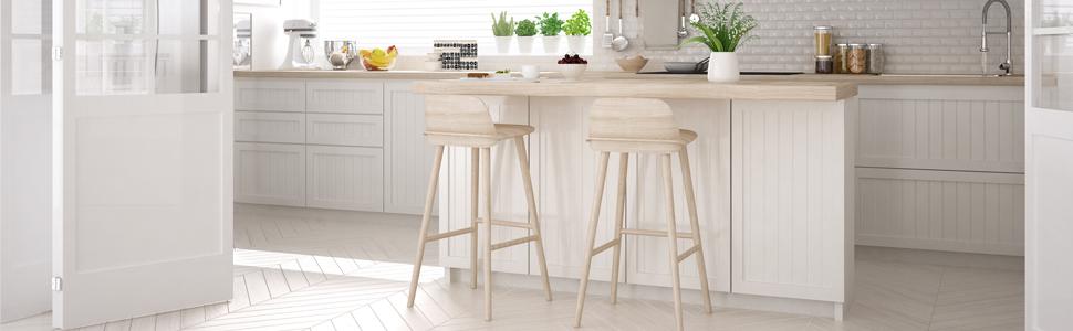 SoBuy® FST50-DGx2 Bar Stools - Set of 2 - Dark Grey - 68cm Seat Height