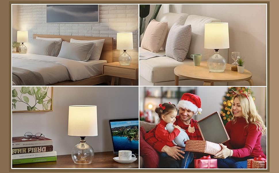 Настільна лампа GyroVu з ротангу, 2 шт. в наборі, Бохо стиль, патрон E27, для спальні, вітальні, читання