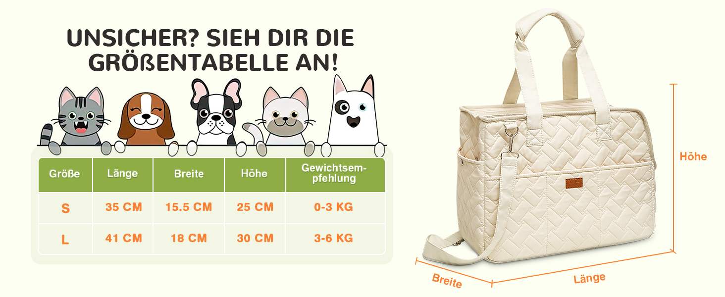 Транспортна переноска для котів та собак, переноска для тварин, сумка-переноска для собак та котів, аксесуари для подорожей, переноска для цуценят, регульований поводок (Сріблястий, L)