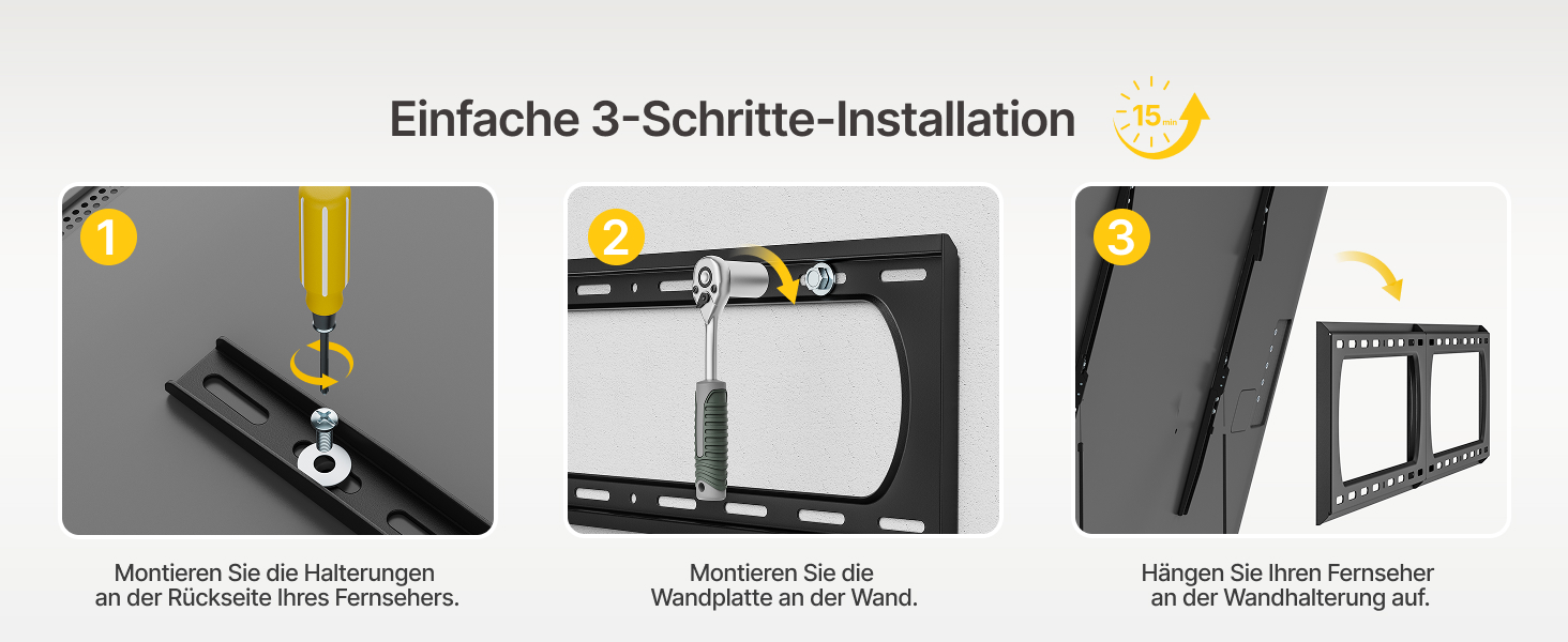 Кріплення для телевізора monTEK Heavy Duty – настінне кріплення для телевізорів 37-140 дюймів, до 136 кг, ультратонкий профіль 32 мм, сумісність з дерев'яними стійками 406/450/600 мм, VESA до 1200x800 мм