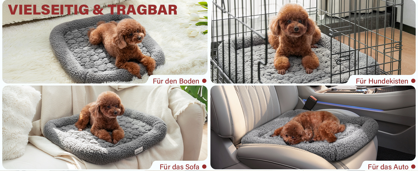 Самогріюча котяча деки Mora Pets: тепла, м'яка, 52x58 см, сіра. Самогріюча деки для котів та собак.