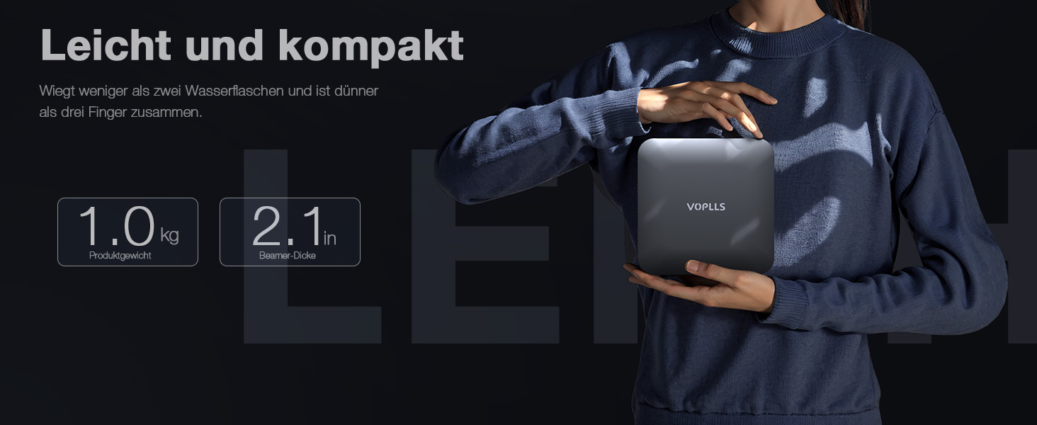 Міні-проектор Smart Beamer 4K з автофокусом та корекцією трапецеїдальних спотворень. Підтримка Netflix, WiFi6, Bluetooth, 25000 люмен, Full HD 1080P. 360° обертання для дому та вулиці. Сумісний з телефоном. Модель A-25000L