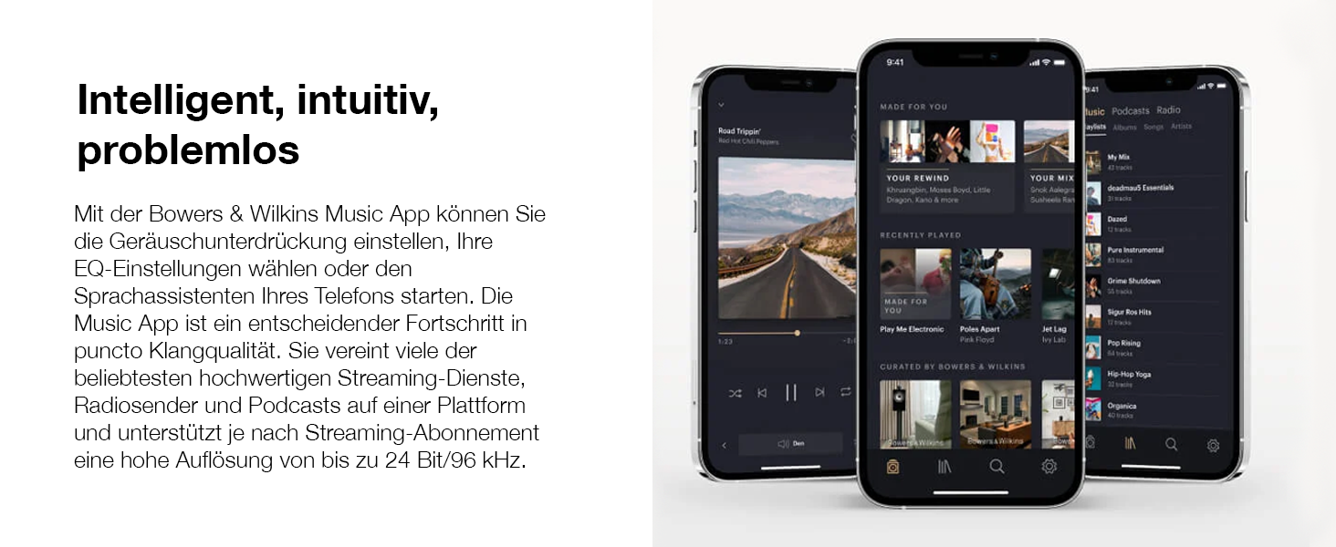 Навушники Bowers & Wilkins Px7 S2e з активним шумозаглушенням, бездротові, aptX™ Adaptive, швидка зарядка, 30 годин роботи, 6 мікрофонів - Океанський блакитний